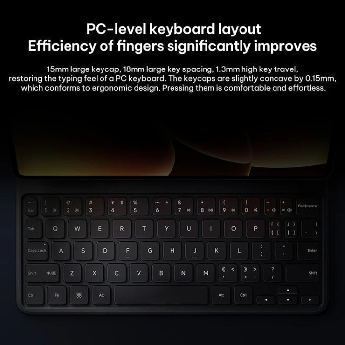 Πληκτρολόγιο Xiaomi Pad 8 / 8 Pro (US English) Γκρι
