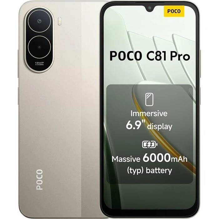 Xiaomi POCO C81 Pro Dual SIM 4/256GB Χρυσό