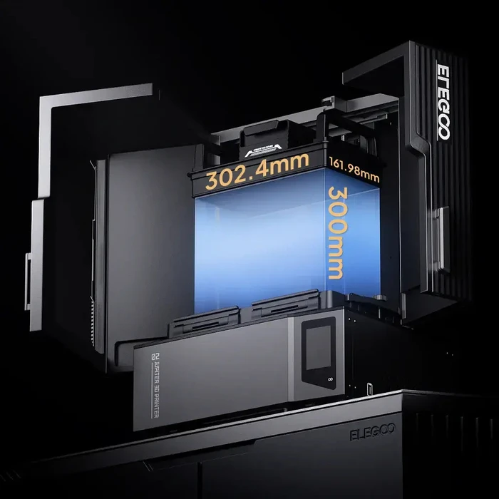 ELEGOO Jupiter 2 Αυτόνομος 3D Printer Ρητίνης με Σύνδεση USB / Wi‑Fi