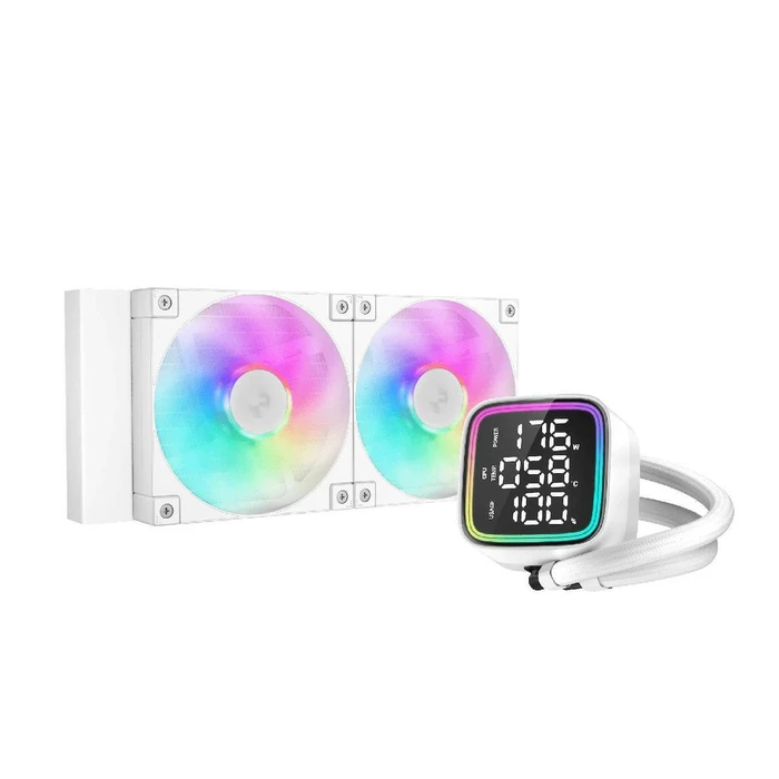 Deepcool LD240 All-in-One Liquid CPU Cooler 240mm White (2x120mm ARGB)