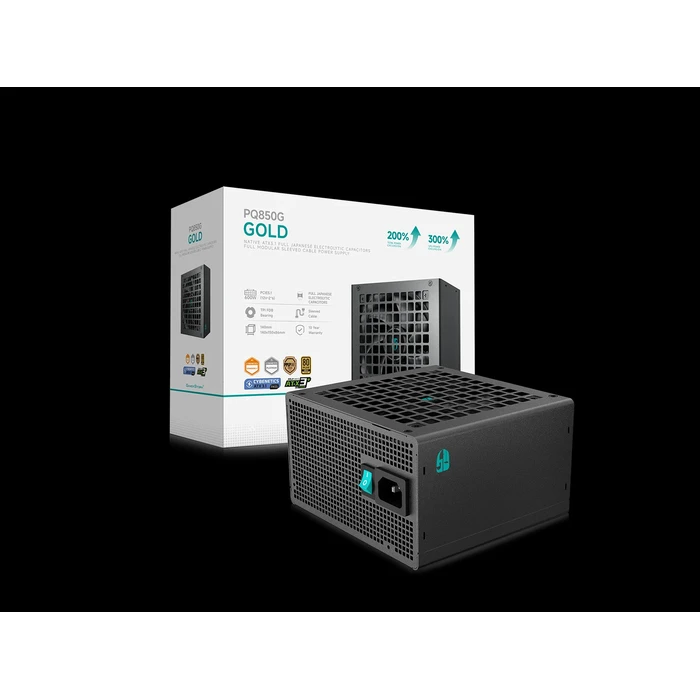 DEEPCOOL PQ850G 850W 80 PLUS Gold Full Modular PSU, Black