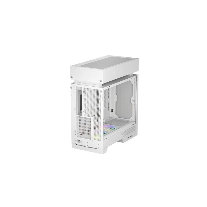 Protech CL660 Gaming Midi Tower Computer Case White with Side Window and ARGB Lighting