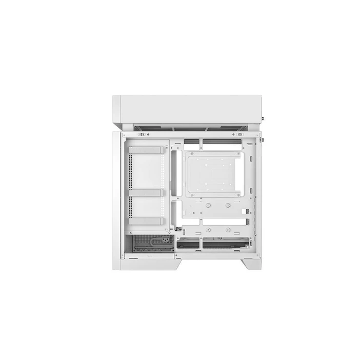 Protech CL660 Gaming Midi Tower Computer Case White with Side Window and ARGB Lighting