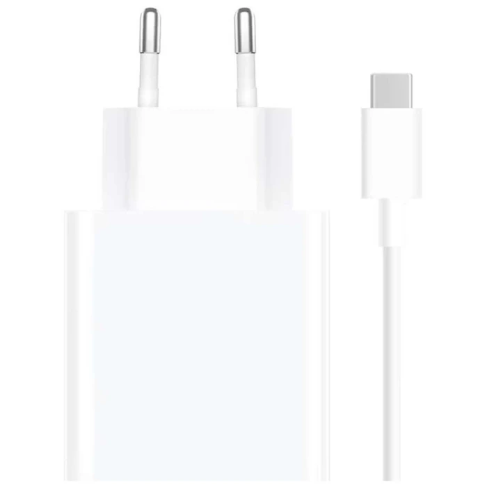 Xiaomi Φορτιστής με Θύρα USB-A και Καλώδιο USB-C 67W Λευκός (BHR6035EU)