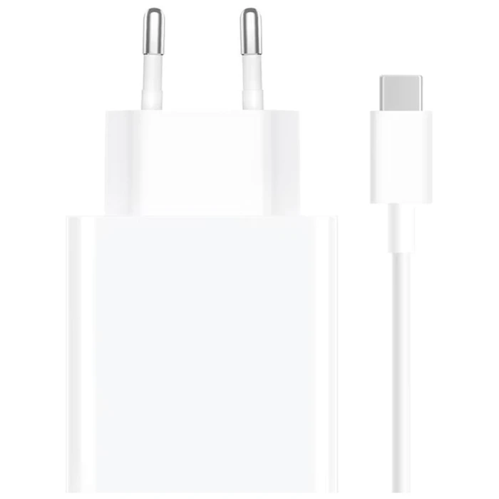 Xiaomi Φορτιστής με Θύρα USB-A και Καλώδιο USB-C 67W Λευκός (BHR6035EU)