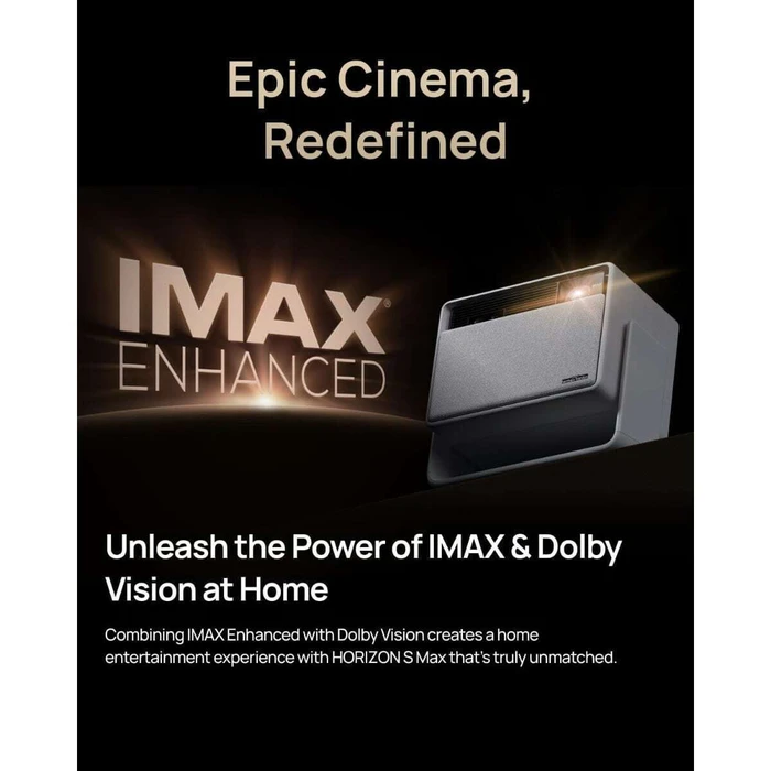 XGIMI Horizon S Max Τριπλός Laser LED Προβολέας Heimkino 3100 ANSI Lumen (XM13Q)