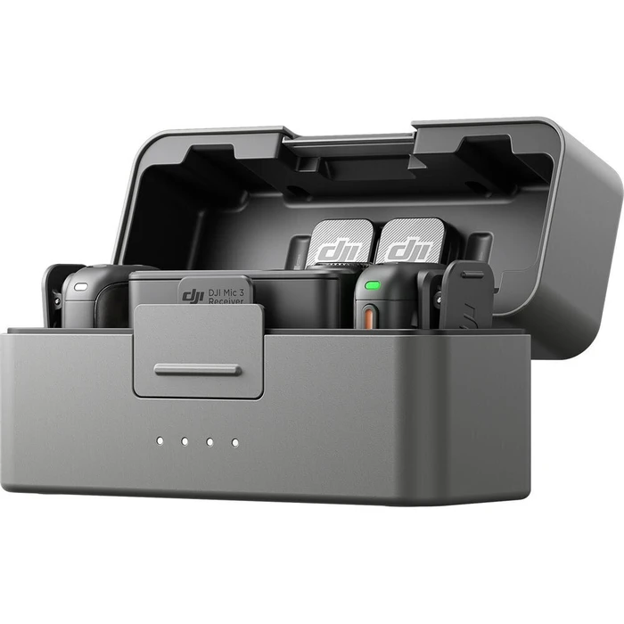 DJI Mic 3 (2 TX + 1 RX + Charging Case) Wireless Microphone System