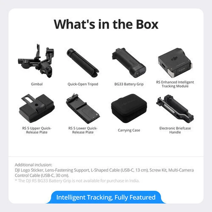 DJI RS 5 Combo — Gimbal Σταθεροποιητής Κάμερας