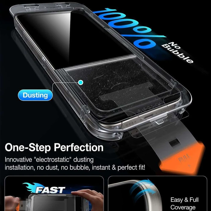 TORRAS Screen Protector iPhone 17 Pro Max Black