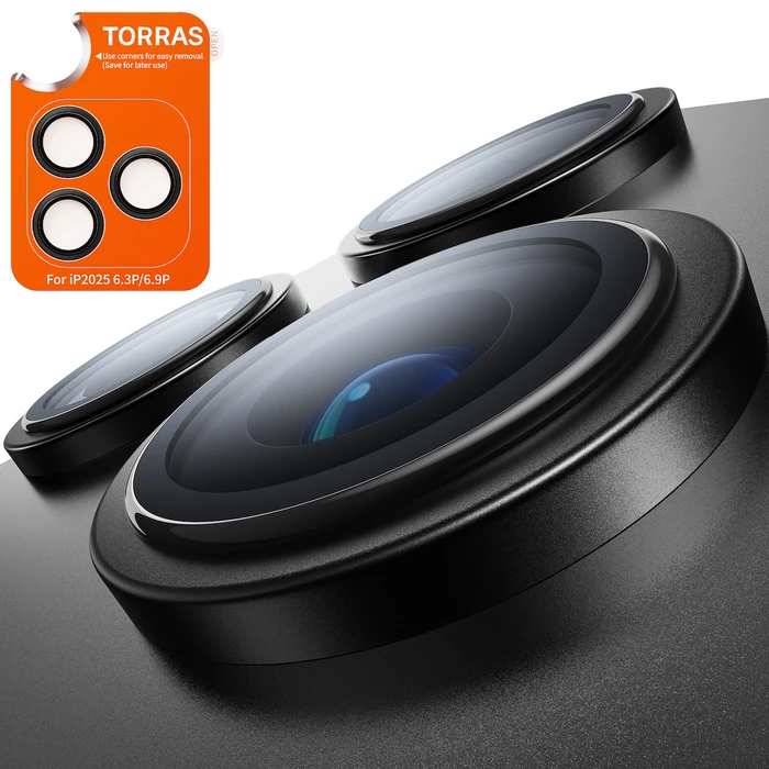 TORRAS LensGuard iPhone 17 Pro Black