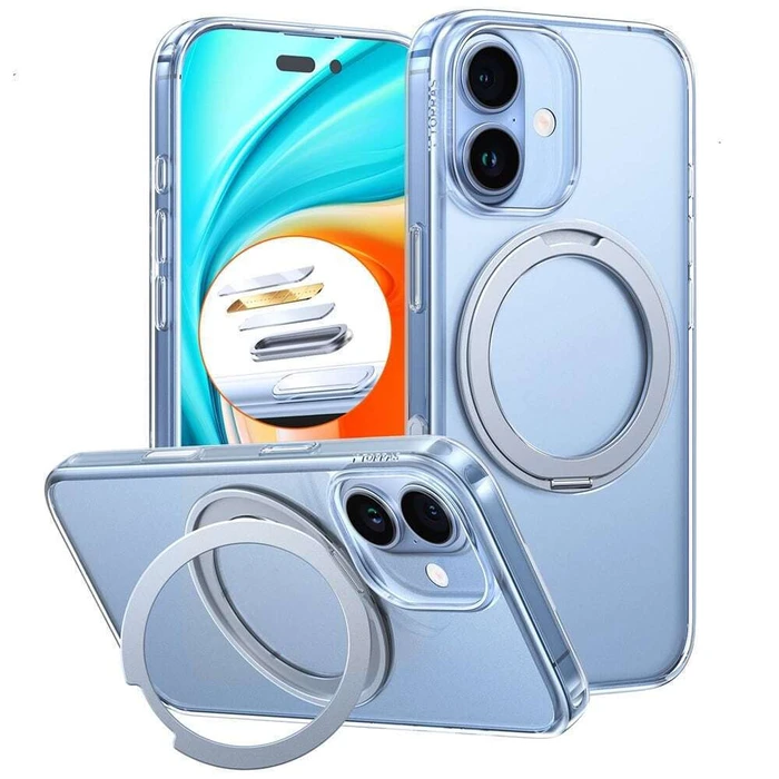 TORRAS iPhone 17 Case Ostand Pro Series Clear