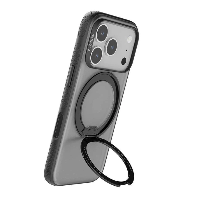 TORRAS Mobile Phone Case OSTAND R Fitness Series iPhone 17 Pro Max Black