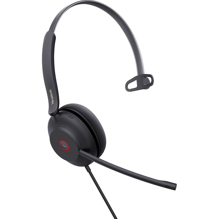 Yealink UH37 Mono - Ακουστικό μονοφωνικό on-ear με USB-C/USB-A