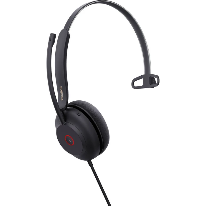 Yealink UH37 Mono - Ακουστικό μονοφωνικό on-ear με USB-C/USB-A