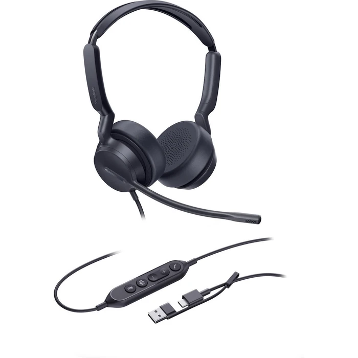 Yealink Ακουστικό UH42 SE Dual USB-C/A, Πιστοποιημένο για Microsoft Teams