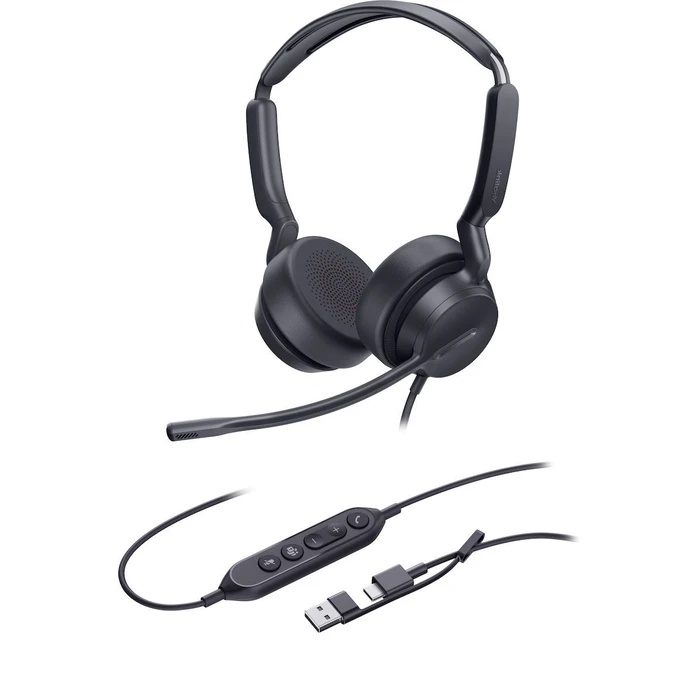 Yealink Ακουστικό UH42 SE Dual USB-C/A, Πιστοποιημένο για Microsoft Teams