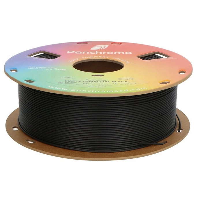 PLA MATTE 1.75mm Charcoal Black 1kg - Polmask