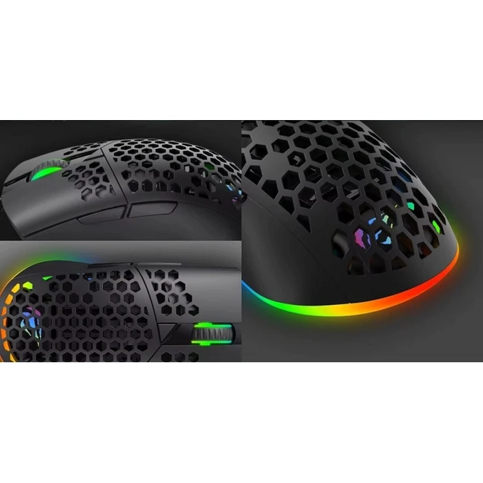 Havit MS1036 RGB Gaming Ποντίκι 7200 DPI Μαύρο