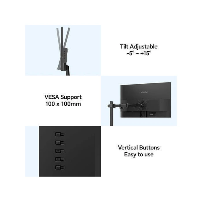 KOORUI Monitor ESSENTIAL E2711F 1920 x 1080 IPS 100 Hz 6 ms 16 9