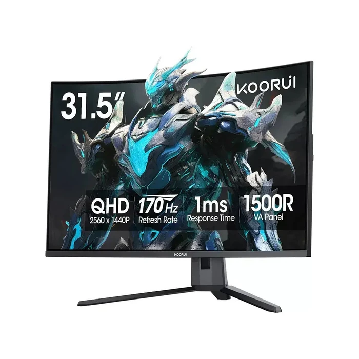 KOORUI Monitor G3221SC Curved 170Hz 1ms 3000 1 DP HDMI