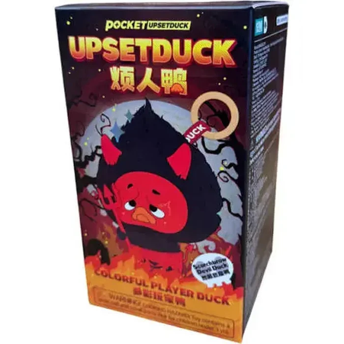 Comansi Upset Duck Colorful Player Duck Blind Box Keychain 16 cm