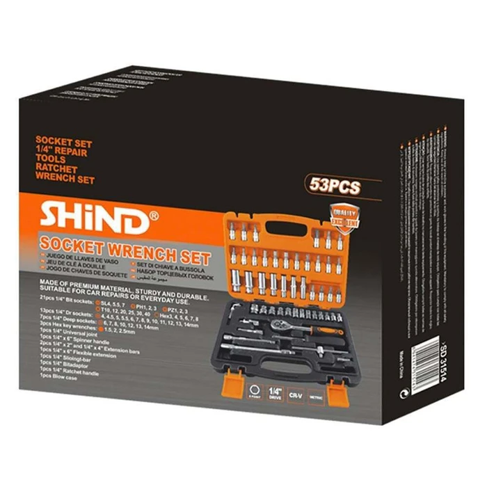 Shind Σετ Καρυδάκια 1/4 53τεμ SHI-31514 SHI31514