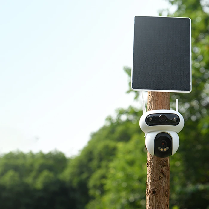 Outdoor EZVIZ HB90x Dual 4G Kit Dual Lens All Day Recording Camera with 8W Solar Panel