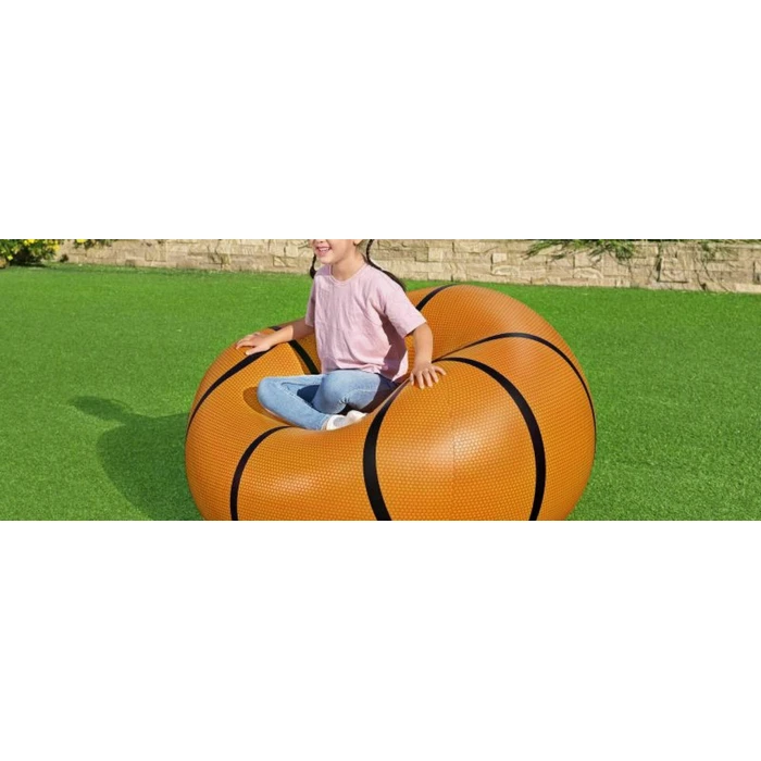 Bestway Inflatable Chair Basketball Orange