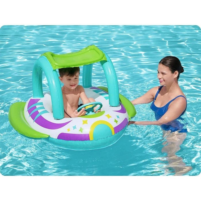 Bestway Inflatable Boat Spaceship 107 x 112 cm 95 x 98 x 96 cm