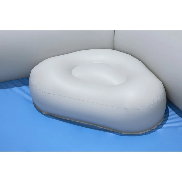 Bestway Φουσκωτή Πισίνα Γκρι 213 x 206 x 53 cm