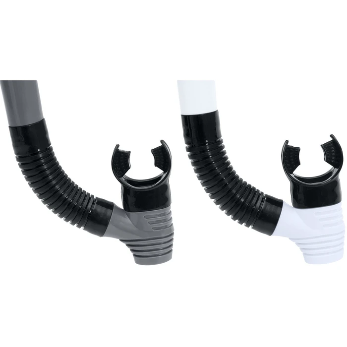 Bestway Γυαλιά Καταδύσεων με Σωλήνα Λευκό Γκρι Ενηλίκων