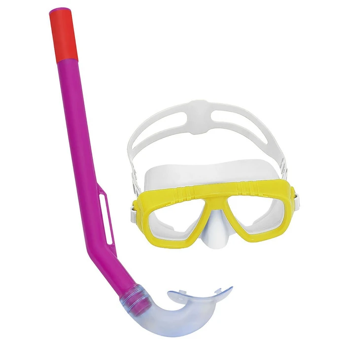 Bestway Παιδικά Γυαλιά Κατάδυσης με Σωλήνα Μπλε Τυρκουάζ