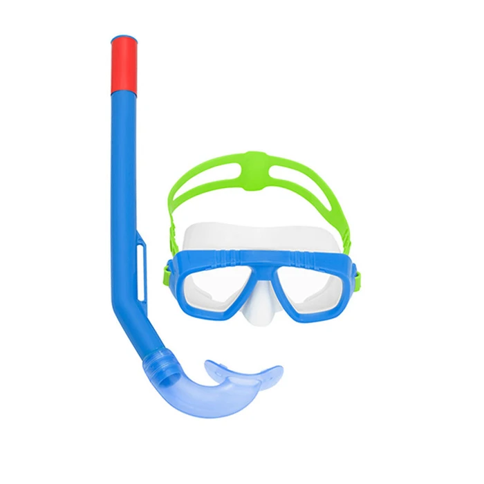 Bestway Παιδικά Γυαλιά Κατάδυσης με Σωλήνα Μπλε Τυρκουάζ