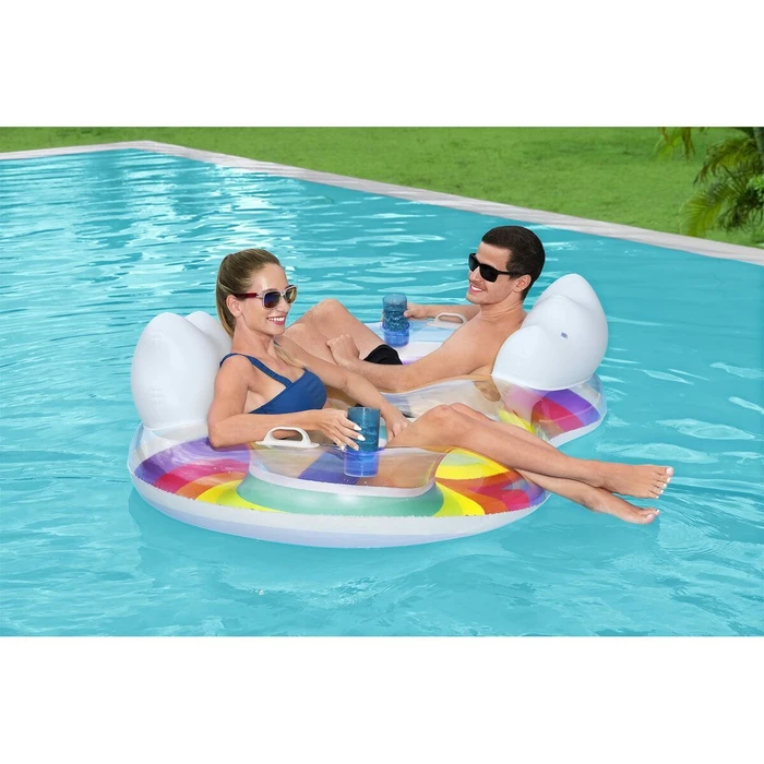 Bestway Inflatable ring Rainbow 186 x 116 cm
