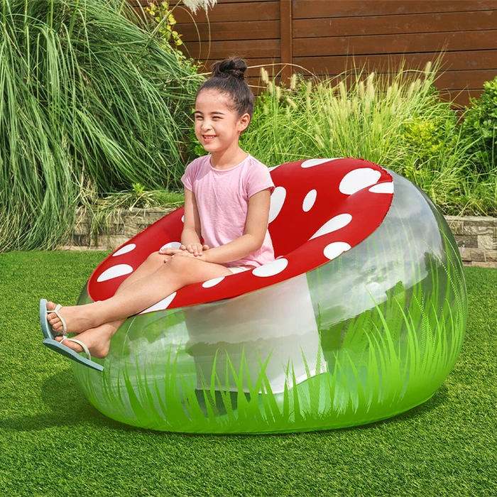Bestway Inflatable Chair Mushroom Multicolor 112 x 112 x 66 cm