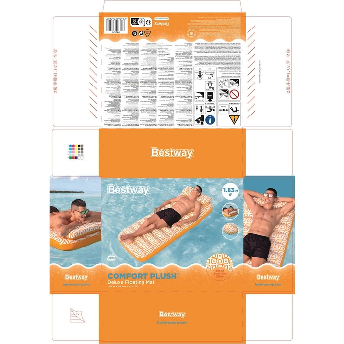 Bestway Φουσκωτό Στρώμα 169 x 77 x 30 cm