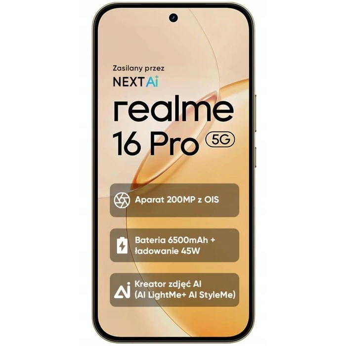 Realme 16 Pro 5G Dual SIM (8/256GB) Χρυσό