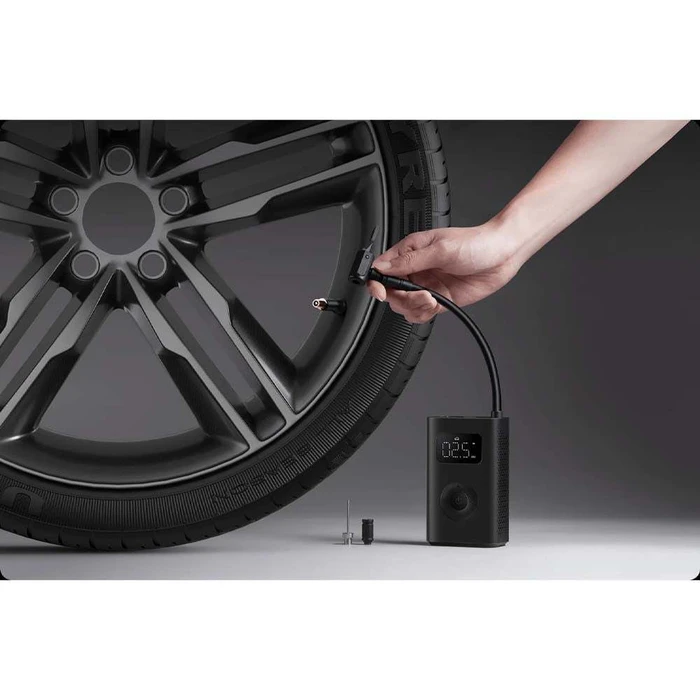 Xiaomi Φορητή Ηλεκτρική Τρόμπα Αέρος 2 BHR7112GL - Μαύρο (Τρόμπα Χειρός με Μανόμετρο)