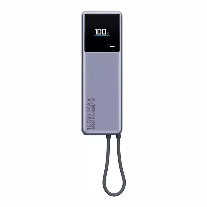 Xiaomi 165W Power Bank 10000mAh (Integrated Cable) Grey - BHR9361GL