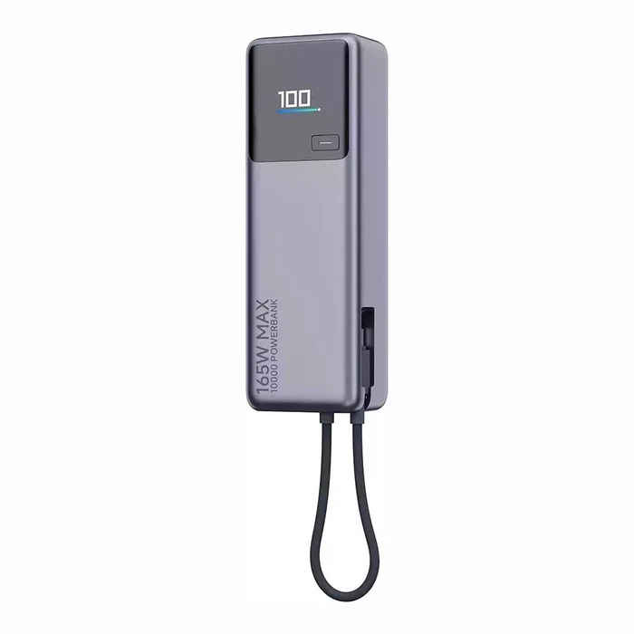 Xiaomi 165W Power Bank 10000mAh (Integrated Cable) Grey - BHR9361GL
