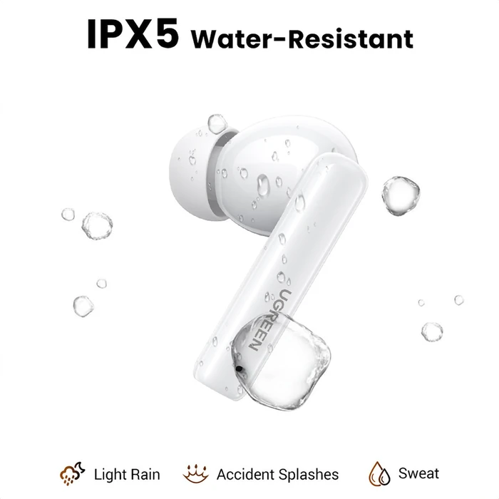 UGREEN Ακουστικά Wireless Headphones WS200 HiTune T6 Hybrid ANC White