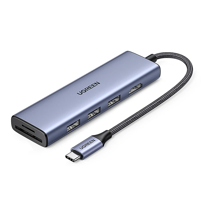 UGREEN Adapter HUB CM511 USB-C to HDMI 3x USB-A 3.0 SD TF