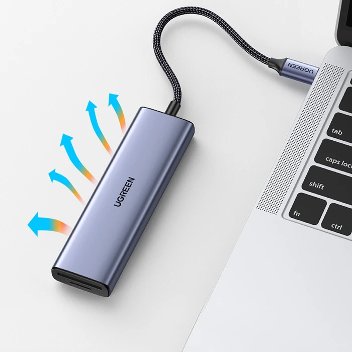 UGREEN Adapter HUB CM511 USB-C to HDMI 3x USB-A 3.0 SD TF