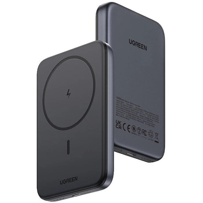 UGREEN PB561 Magnetic MagSafe Power Bank 10,000mAh 20W with USB‑C Power Delivery, Grey