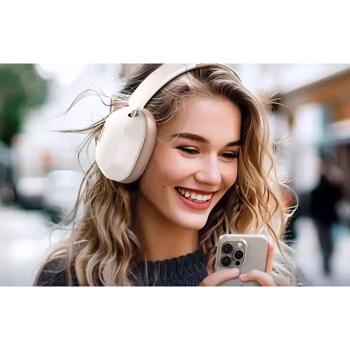 UGREEN Wireless Headphones HiTune Max 5C Hybrid ANC Bluetooth 5.4 White