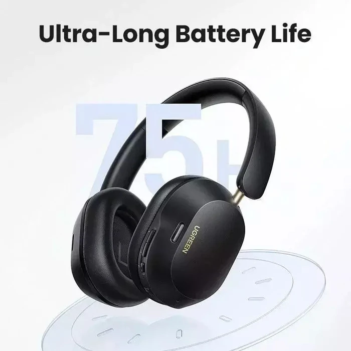 UGREEN Wireless Headphones HiTune Max 5C Hybrid ANC Bluetooth 5.4 White