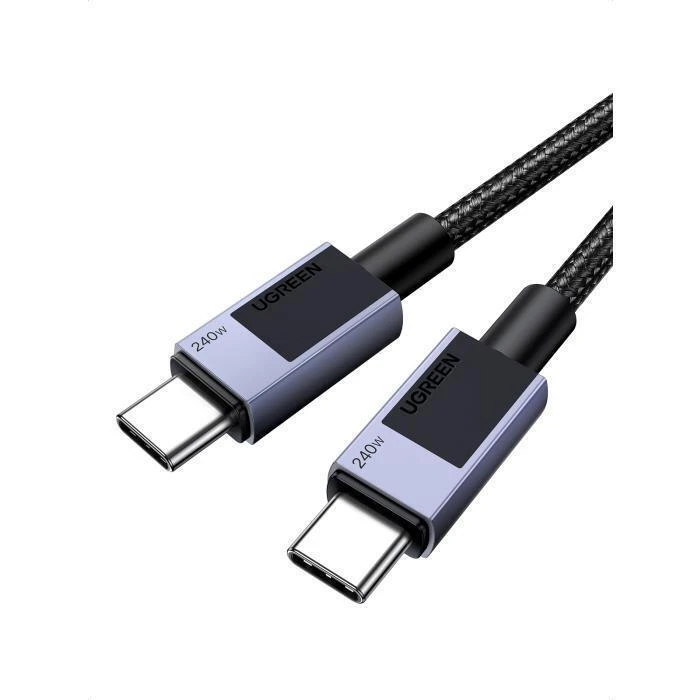 UGREEN Καλώδιο USB C σε USB C Power Delivery PD 240W 1m 480Mbps Star Gray