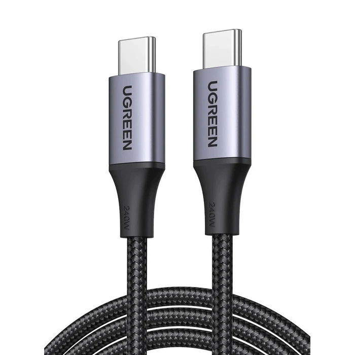 UGREEN Καλώδιο USB C σε USB C Power Delivery PD 240W 1m 480Mbps Star Gray
