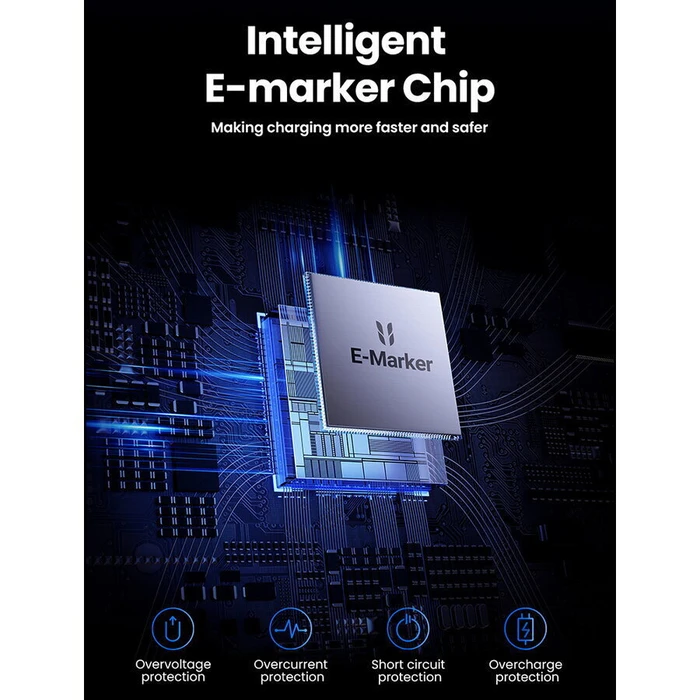 UGREEN USB C to USB C Power Delivery PD 240W Cable 1m 480Mbps Star Gray