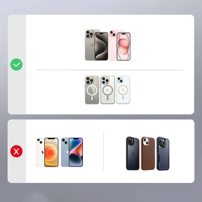 UGREEN Μαγνητική Θήκη Κάρτας με Βάση Στήριξης για iPhone MagSafe LP836 Δερμάτινη Μαύρη 45165